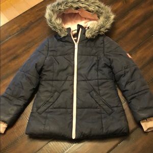 Navy Blue Calvin Klein Winter Coat